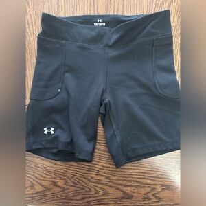Under Armour girls Athletic Black Shorts